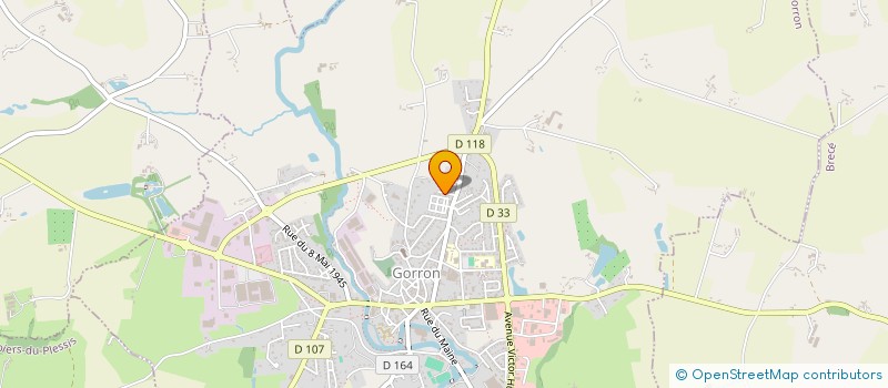 localisation de l'entreprise CPM à GORRON