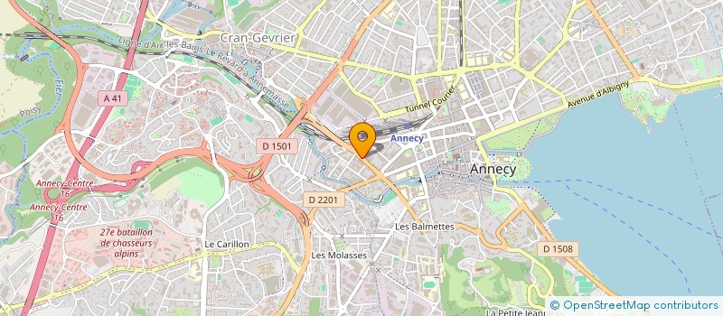 localisation de l'entreprise CPM à ANNECY