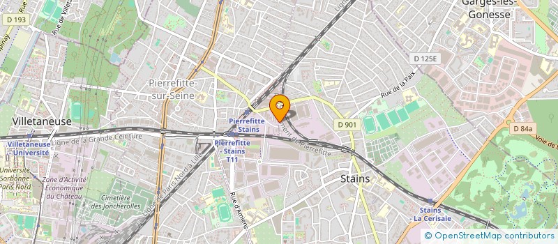 localisation de l'entreprise CPM à PIERREFITTE-SUR-SEINE