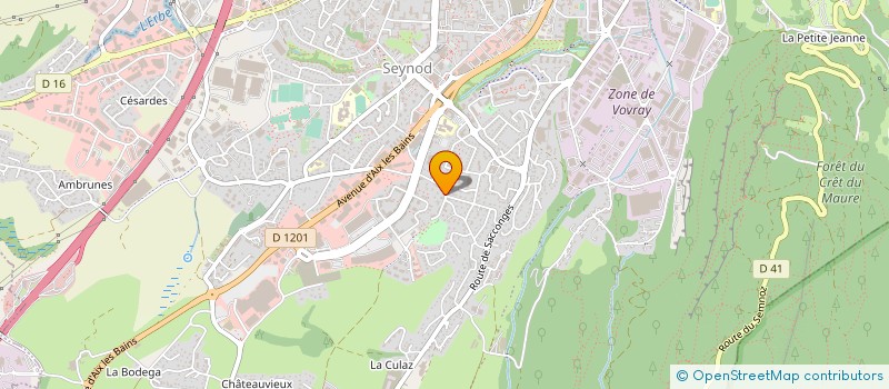 localisation de l'entreprise CPM à ANNECY