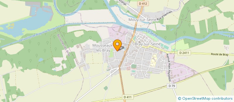 localisation de l'entreprise CPM  MOUSSEAUX-LES-BRAY