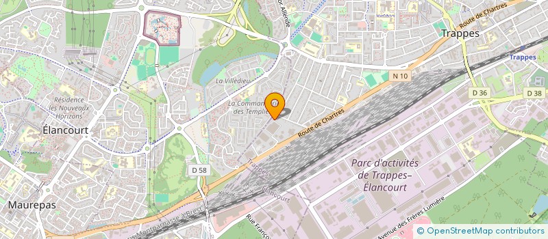 localisation de l'entreprise CPM 78  TRAPPES