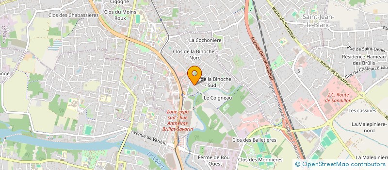 localisation de l'entreprise CPM  ORLEANS