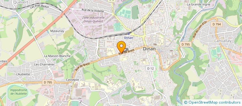 localisation de l'entreprise CPM à DINAN