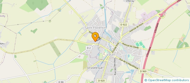 localisation de l'entreprise CPM à SAINT-FLORENTIN