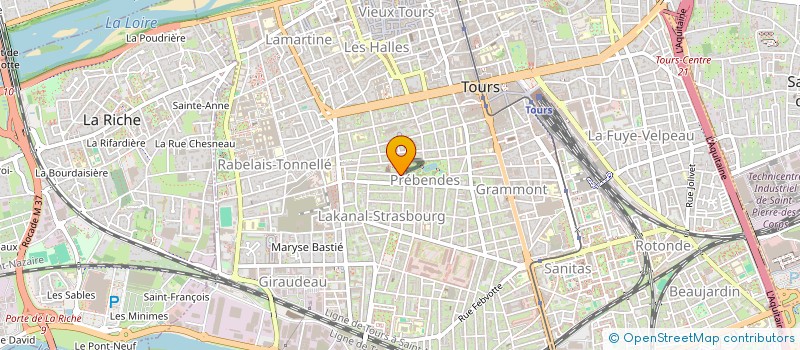 localisation de l'entreprise CPM  TOURS