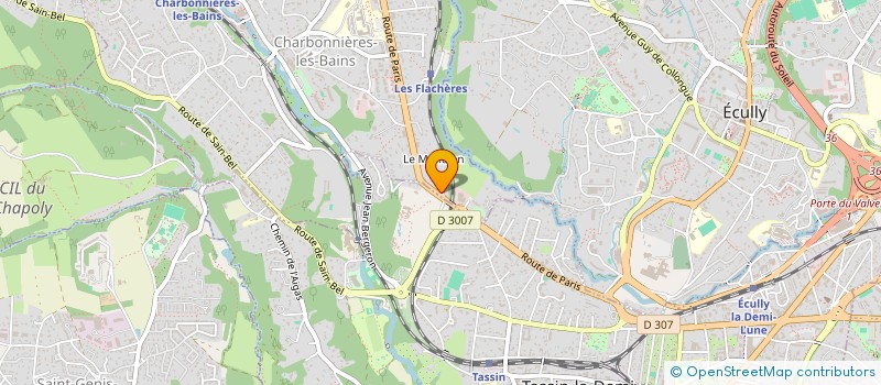 localisation de l'entreprise CPM ARCHEBOC  CHARBONNIERES-LES-BAINS