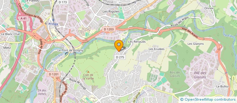 localisation de l'entreprise CPM ARGONAY  ANNECY