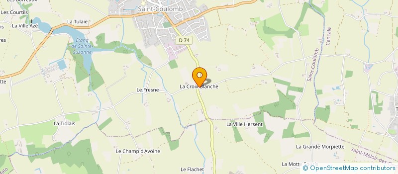 localisation de l'entreprise CPM ARTISANS TAPISSIERS à SAINT-MELOIR-DES-ONDES