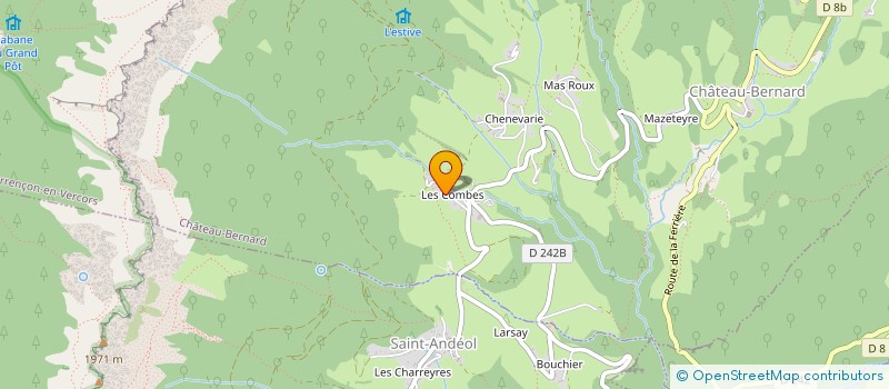 localisation de l'entreprise CPM - CARRIERE DU PONT MASSETTE à CHATEAU-BERNARD