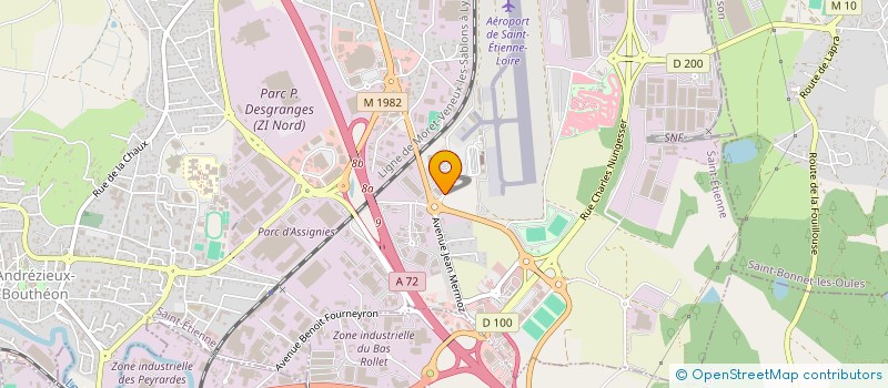 localisation de l'entreprise CPM CONSEILS  ANDREZIEUX-BOUTHEON