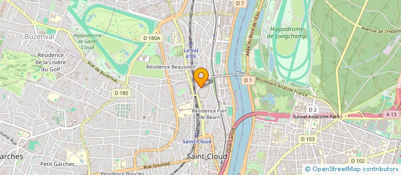 localisation de l'entreprise CPM CONSULTING à SAINT-CLOUD