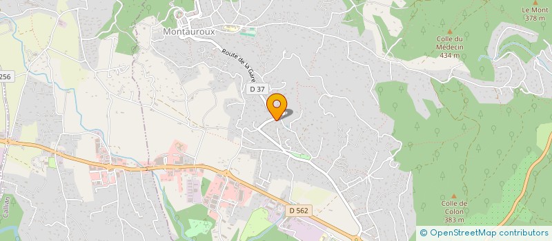 localisation de l'entreprise CPM CREATION  MONTAUROUX