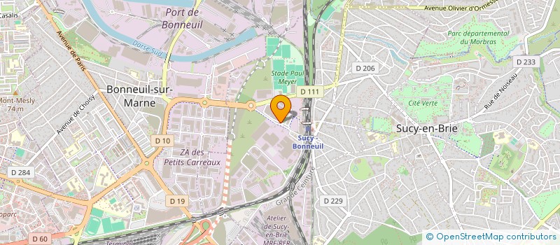localisation de l'entreprise CPM DIAGNOSTICS à SUCY-EN-BRIE