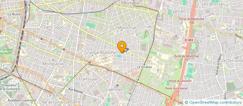 localisation de l'entreprise CPM INVEST  LYON