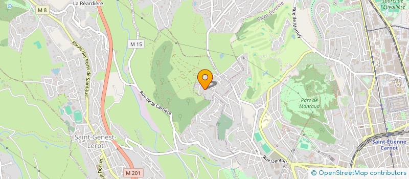 localisation de l'entreprise CPM INVEST  SAINT-ETIENNE