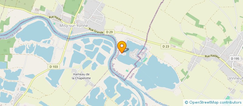 localisation de l'entreprise CPM INVESTISSEMENT  MISY-SUR-YONNE