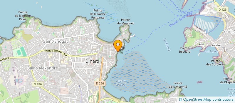 localisation de l'entreprise CPM MALO  DINARD