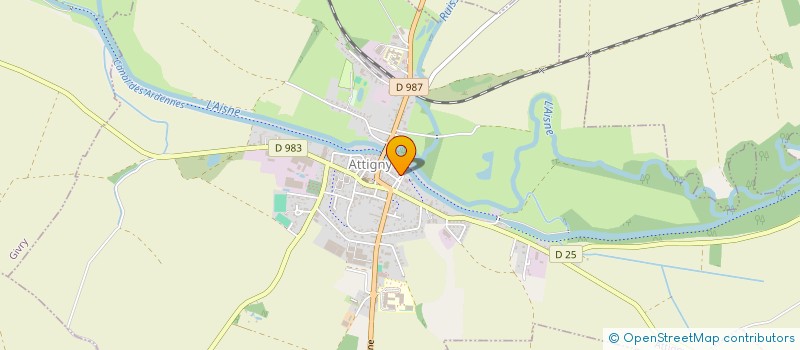 localisation de l'entreprise CPM.MI 3D à ATTIGNY