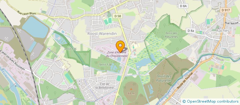 localisation de l'entreprise CPM REIMS  ROOST-WARENDIN