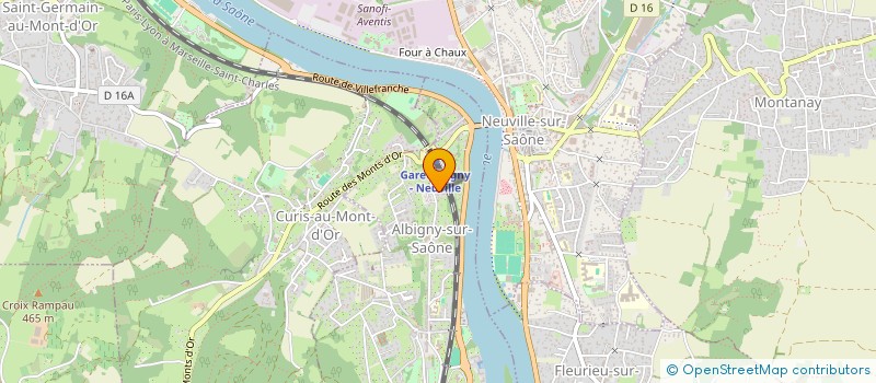 localisation de l'entreprise CPM ROBUSTESSE  ALBIGNY-SUR-SAONE