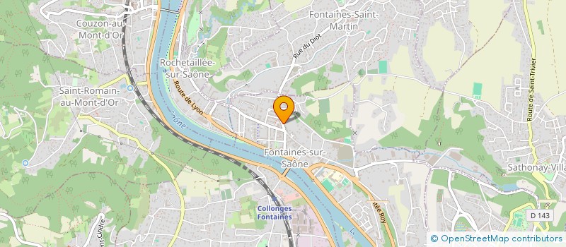 localisation de l'entreprise CPM TRIO  FONTAINES-SUR-SAONE