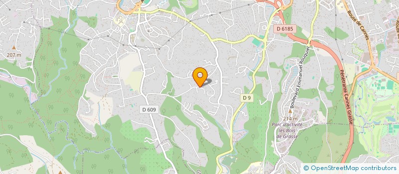 localisation de l'entreprise CPM UNIVERSE HOLDING  GRASSE