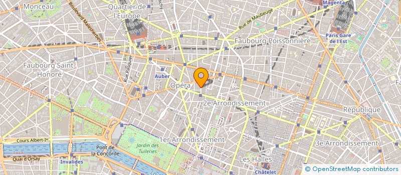 localisation de l'entreprise CPM XXI  PARIS