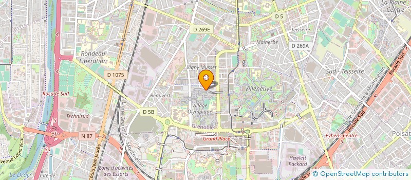 localisation de l'entreprise CPM38 à GRENOBLE