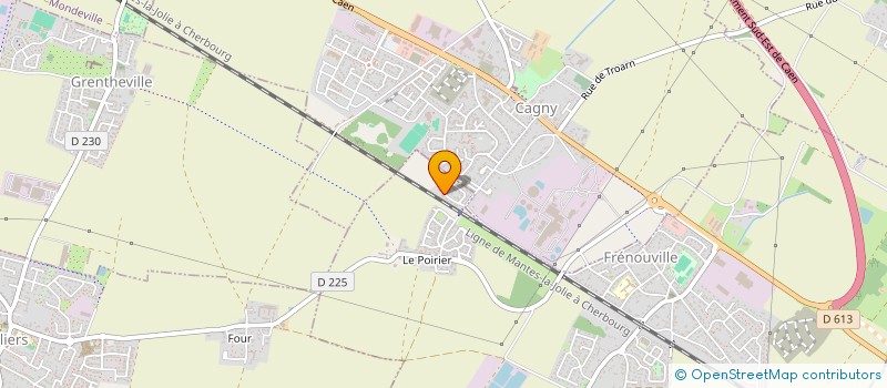 localisation de l'entreprise CPMD  FRENOUVILLE