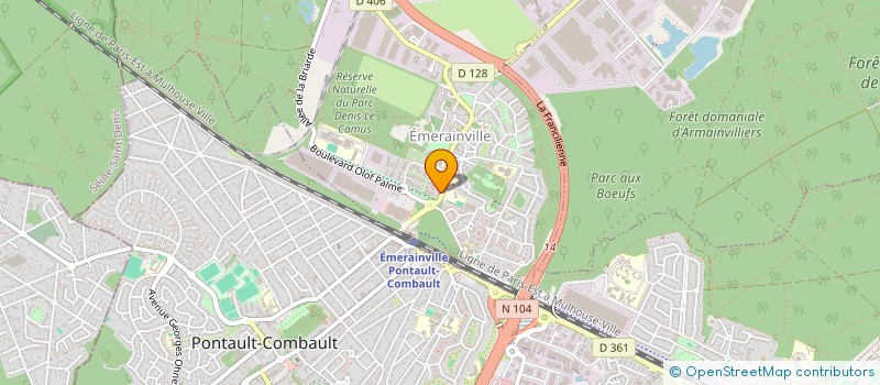 localisation de l'entreprise CPMD  EMERAINVILLE