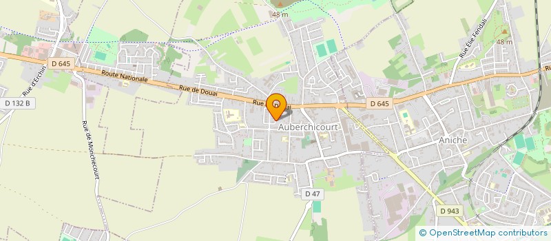 localisation de l'entreprise CPMD INVEST  AUBERCHICOURT