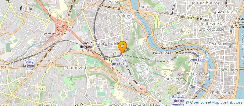 localisation de l'entreprise CPME AUVERGNE RHONE ALPES à LYON