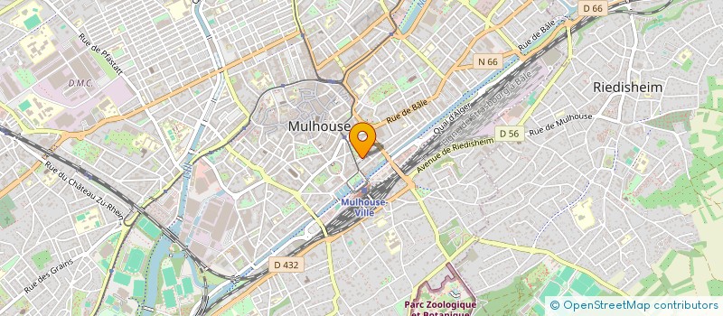 localisation de l'entreprise CPME DU HAUT RHIN CONFEDERATION DES PETITES ET MOYENNES ENTREPRISE  MULHOUSE