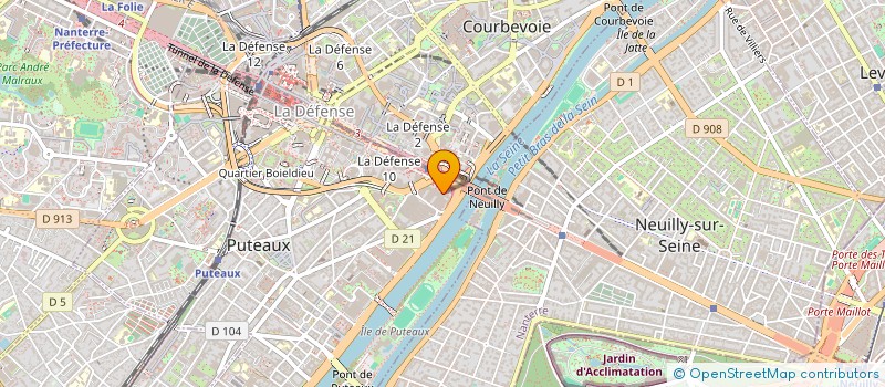 localisation de l'entreprise CPME ILE DE FRANCE  PUTEAUX