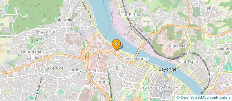 localisation de l'entreprise CPME PYRENEES ATLANTIQUES à BAYONNE