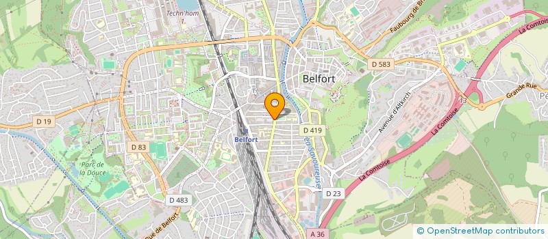 localisation de l'entreprise CPME TERRITOIRE DE BELFORT à BELFORT