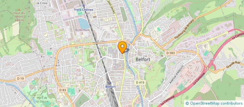 localisation de l'entreprise CPMI à BELFORT