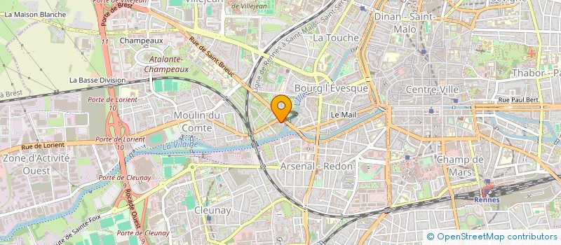 localisation de l'entreprise CPMJC  RENNES