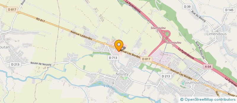 localisation de l'entreprise CPMM  NOUSTY