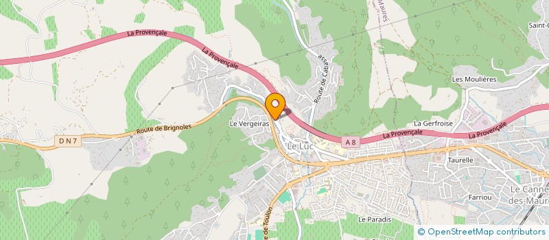 localisation de l'entreprise CPMN  LE LUC