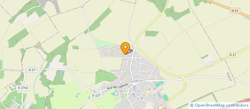 localisation de l'entreprise CPMN  GUEUX