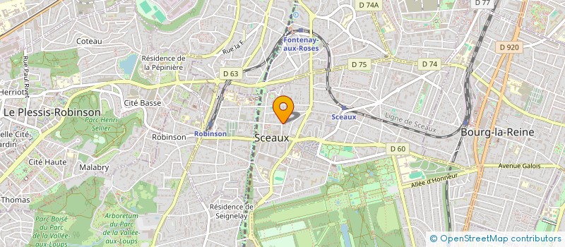localisation de l'entreprise CPMO à SCEAUX