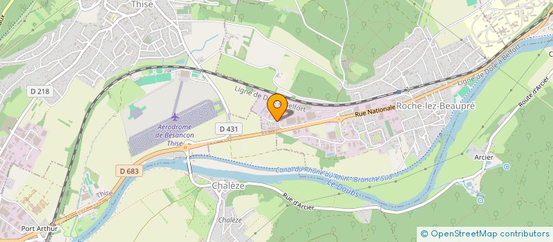 localisation de l'entreprise CPMS  ROCHE-LEZ-BEAUPRE