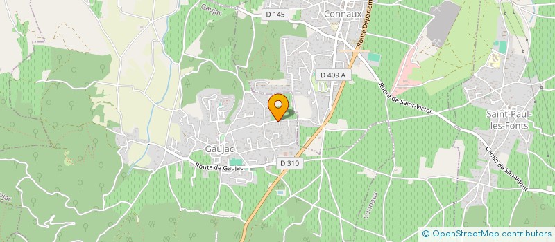 localisation de l'entreprise CPN  GAUJAC