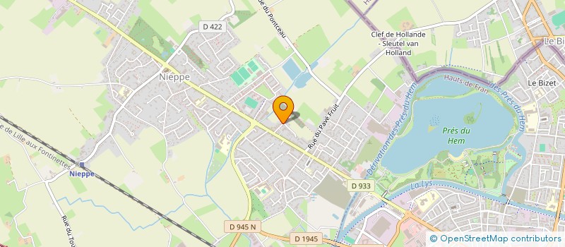 localisation de l'entreprise CPN  NIEPPE