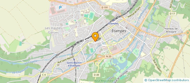 localisation de l'entreprise CPN DU VAL DE JUINE  ETAMPES