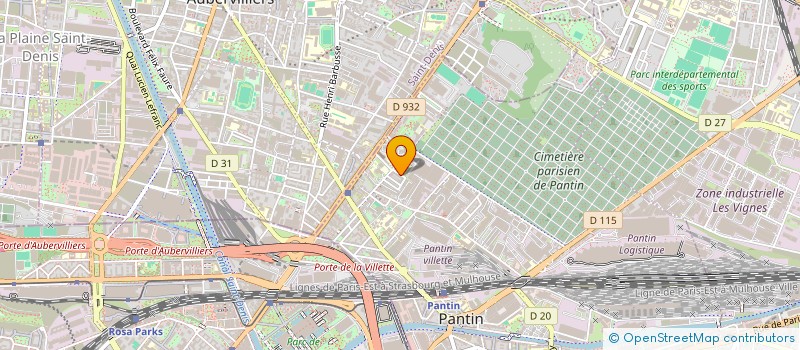 localisation de l'entreprise CPN SERVICES  PANTIN