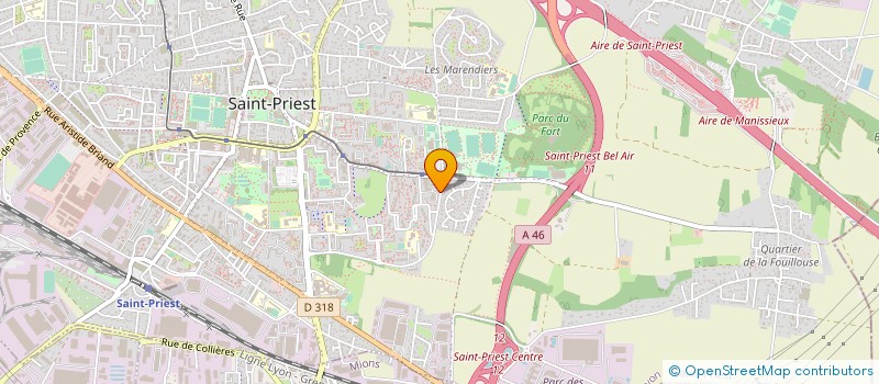 localisation de l'entreprise CPNG COMITE POUR NOS GOSSES à SAINT-PRIEST