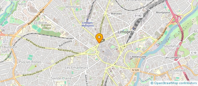 localisation de l'entreprise CPNL à LIMOGES